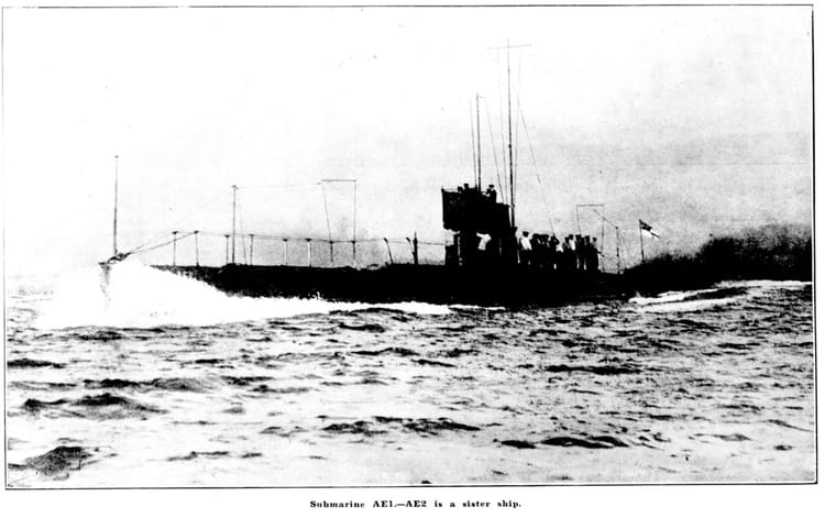 111 years ago: AE1 and AE2 join the fleet